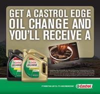 Get a Castrol EDGE Oil Change and you'll receive a Tim Horton's Gift Card