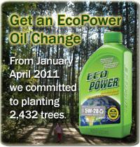 EcoPower Oil Change - Change your oil for the environment