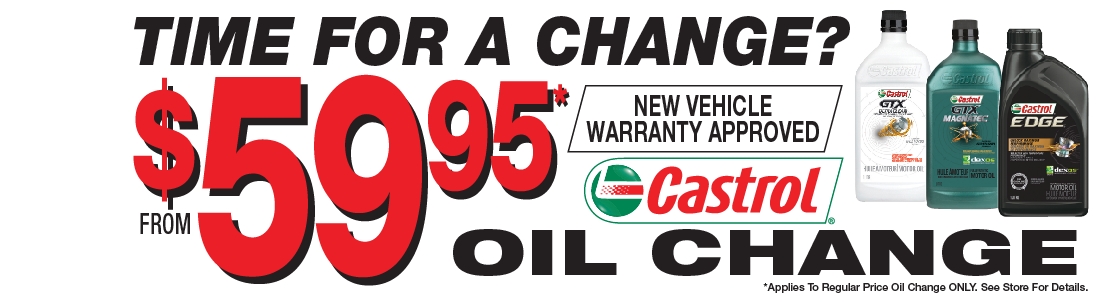 Include an Oil Change from $59.95