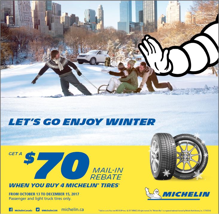 Michelin Winter Tire Rebate