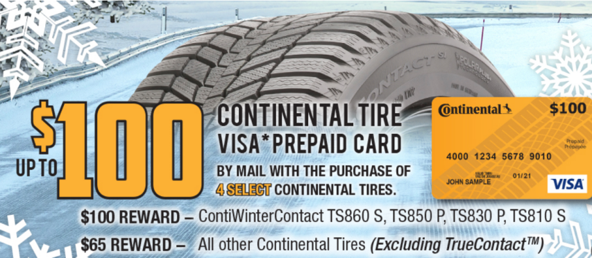 Continental Tire Rebate Offer Code