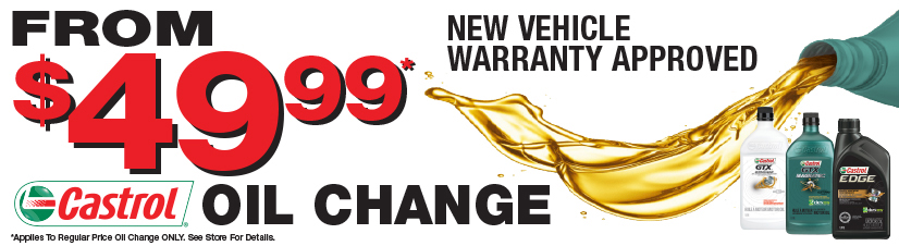 Include an Oil Change from $59.95