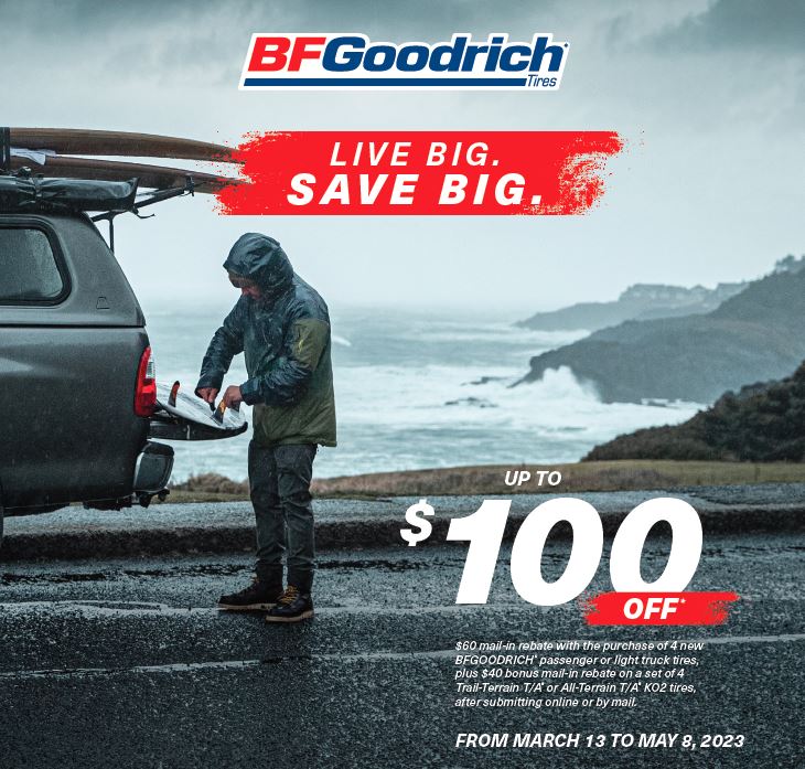 BFGoodrich Spring 2023 Rebate