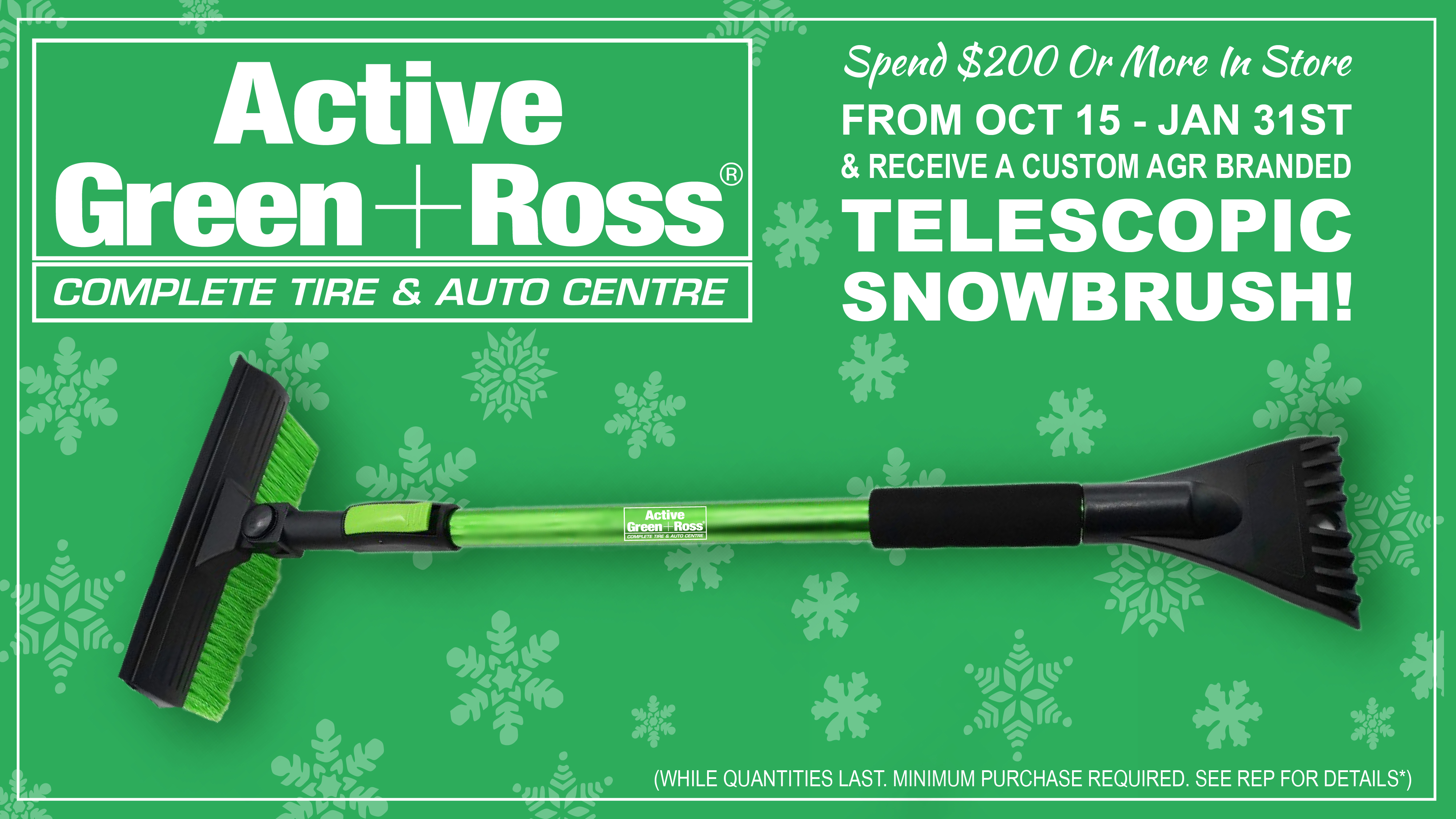Active Green + Ross Snowbrush