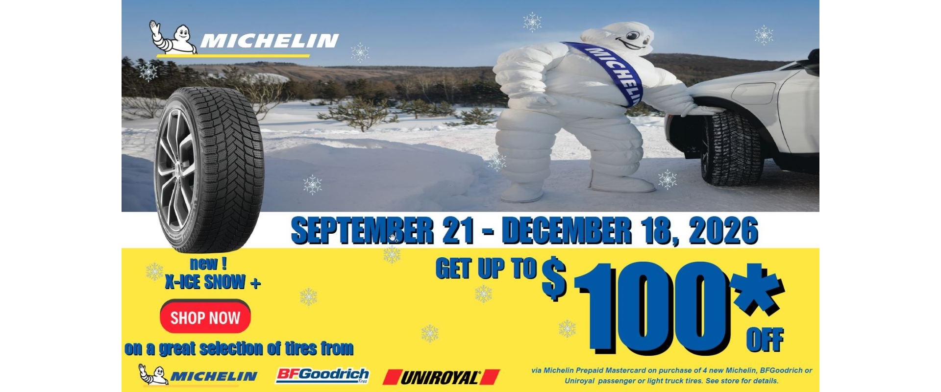 Michelin Fall 2026 Rebate