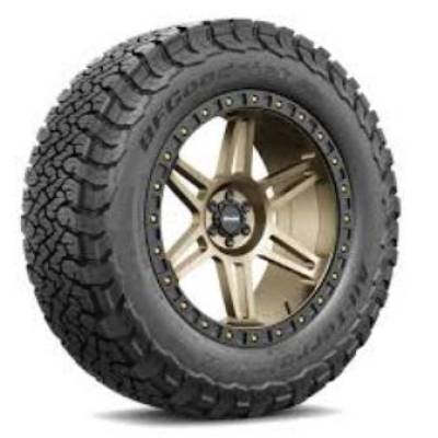 Image of a BFGoodrich LRD All-Terrain T/A  KO3 (All Weather) RBL tire, which can be found at Active Green + Ross in Toronto, ON