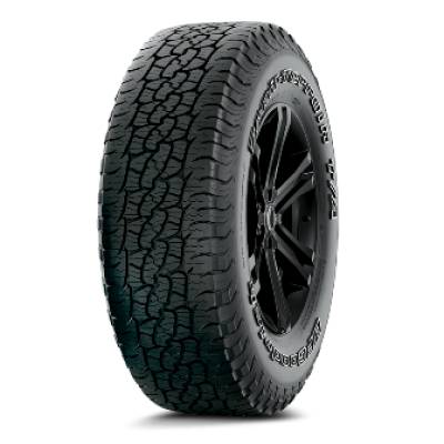 Image of a BFGoodrich Trail-Terrain T/A+ ALL WEATHER ORWL tire, which can be found at Active Green + Ross in Toronto, ON