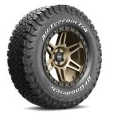 Image of a BFGoodrich 120/116S LRE All-Terrain T/A KO3 (All Weather) RWL tire, which can be found at Active Green + Ross in Toronto, ON