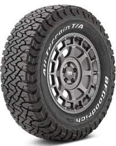 Image of a BFGoodrich LRF All-Terrain T/A KO3 (All Weather) RWL tire, which can be found at Active Green + Ross in Toronto, ON