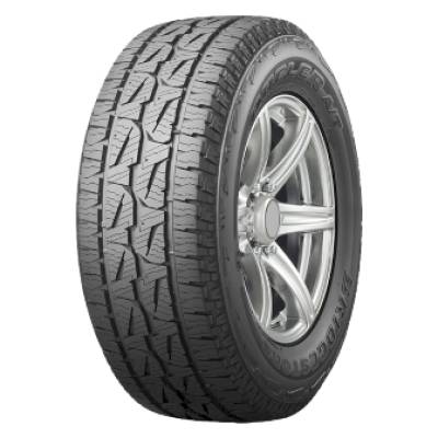 Image of a Bridgestone Dueler A/T 001 (ALL WEATHER) tire, which can be found at Active Green + Ross in Toronto, ON