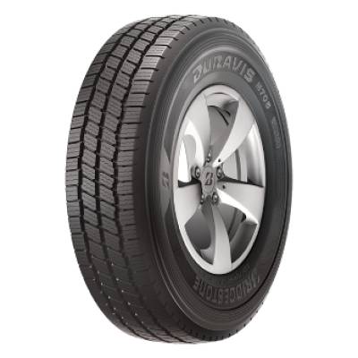 Image of a Bridgestone LRE Duravis M705 (ALL WEATHER) tire, which can be found at Active Green + Ross in Toronto, ON