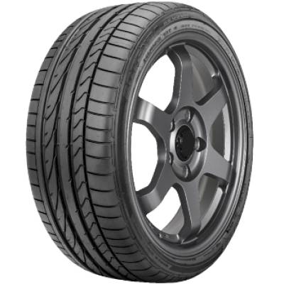 Image of a Bridgestone ZR Potenza RE050A tire, which can be found at Active Green + Ross in Toronto, ON