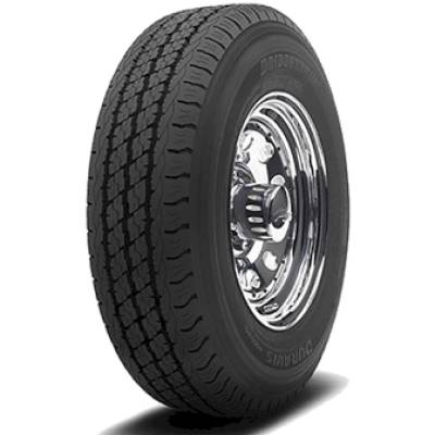 Image of a Bridgestone 119/116R LRE  Duravis R500 HD tire, which can be found at Active Green + Ross in Toronto, ON