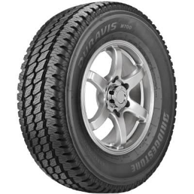 Image of a Bridgestone 120/116R LRE  Duravis M700 HD tire, which can be found at Active Green + Ross in Toronto, ON