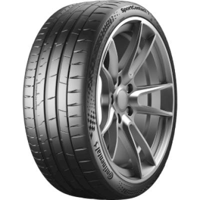Image of a Continental Sportcontact 7 tire, which can be found at Active Green + Ross in Toronto, ON