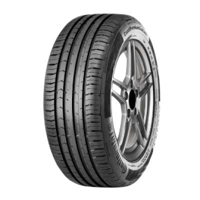 Image of a Continental ContiPremiumContact 5 XL tire, which can be found at Active Green + Ross in Toronto, ON