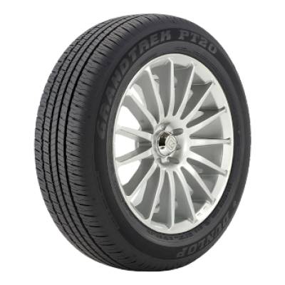 Image of a Dunlop Grandtrek Pt20 Tl tire, which can be found at Active Green + Ross in Toronto, ON