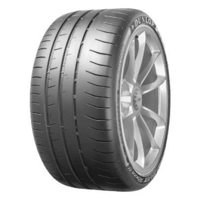 Image of a Dunlop Sport Maxx Race2 tire, which can be found at Active Green + Ross in Toronto, ON