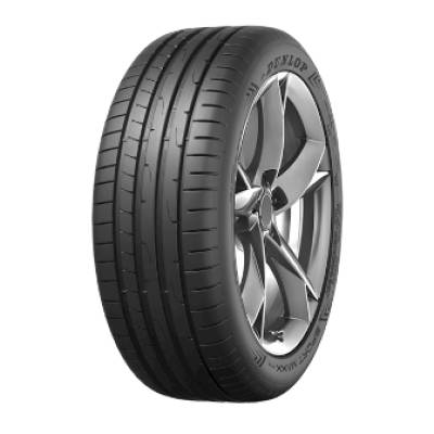 Image of a Dunlop Sport Maxx Rt2 tire, which can be found at Active Green + Ross in Toronto, ON
