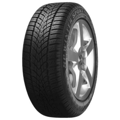 Image of a Dunlop Sp Winter Sport 4D tire, which can be found at Active Green + Ross in Toronto, ON