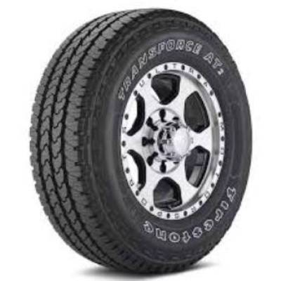 Image of a Firestone Transforce AT2 121/118R E OWL tire, which can be found at Active Green + Ross in Toronto, ON