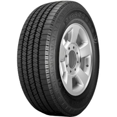 Image of a Firestone 123/120R Transforce HT2 tire, which can be found at Active Green + Ross in Toronto, ON