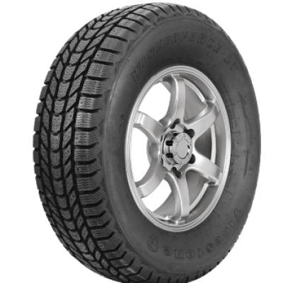 Image of a Firestone 121/118R LRE Winterforce LT tire, which can be found at Active Green + Ross in Toronto, ON
