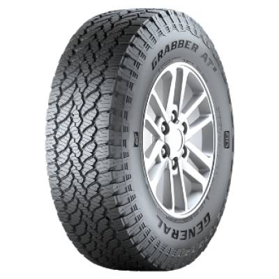 Image of a General Grabber At3 ALL WEATHER tire, which can be found at Active Green + Ross in Toronto, ON