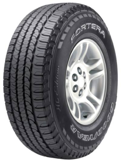 Image of a Goodyear Fortera HL BW tire, which can be found at Active Green + Ross in Toronto, ON