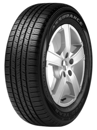 Image of a Goodyear Assurance All-Season tire, which can be found at Active Green + Ross in Toronto, ON