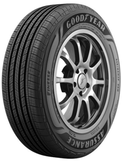 Image of a Goodyear Assurance Finesse tire, which can be found at Active Green + Ross in Toronto, ON