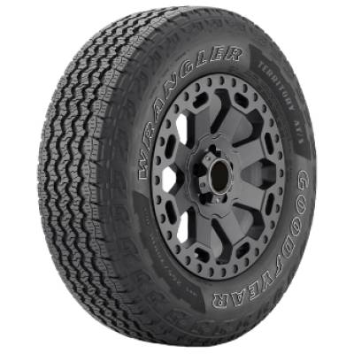 Image of a Goodyear SL Wrangler Territory At/S tire, which can be found at Active Green + Ross in Toronto, ON