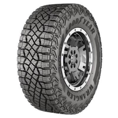 Image of a Goodyear LRE Wrangler Territory Rt tire, which can be found at Active Green + Ross in Toronto, ON