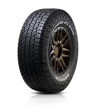 Image of a Hankook Dynapro At2 Xtreme Rf12 RWL tire, which can be found at Active Green + Ross in Toronto, ON