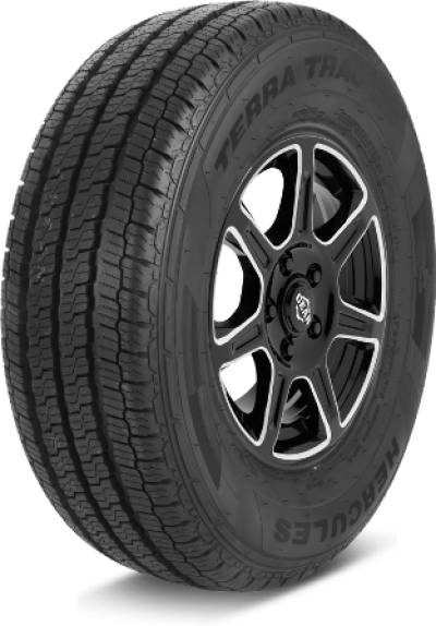 Image of a Hercules LRE 120/116S Terra Trac CH4 tire, which can be found at Active Green + Ross in Toronto, ON