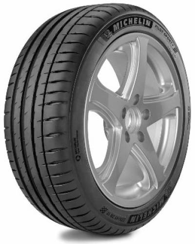 Image of a Michelin Pilot Sport 4 MI BSW tire, which can be found at Active Green + Ross in Toronto, ON