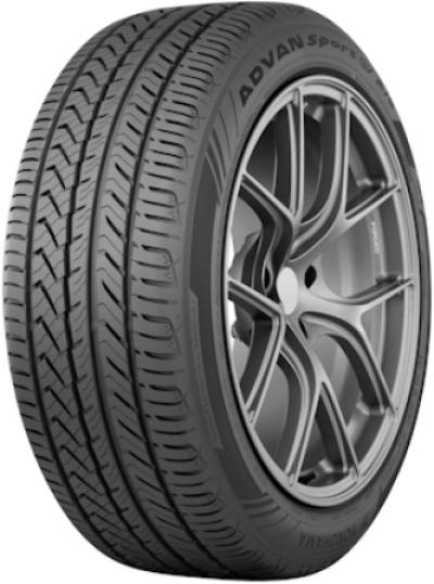 Image of a Yokohama 102Y XL  Advan Sport Ev A/S tire, which can be found at Active Green + Ross in Toronto, ON