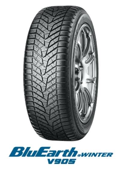 Image of a Yokohama Xl Bluearth V905 tire, which can be found at Active Green + Ross in Toronto, ON