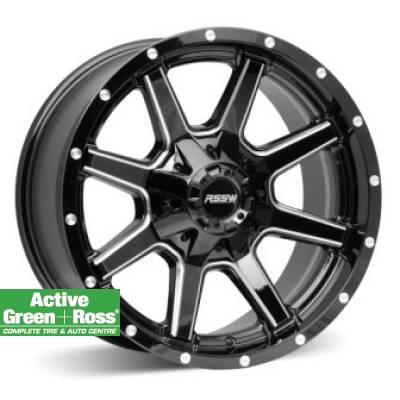 Alloy Wheel Gloss Black Machine Face Titan 20X10 6-139.7; 0/78.1