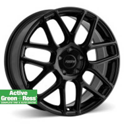 Alloy Wheel DRIVE GLOSS BLACK 22X10 5-112; 38/66.6