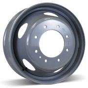 STEEL WHEEL DUALLY 19.5X6 8-225